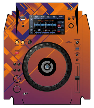 Pioneer DJ XDJ 1000 Skin Squared Hollow